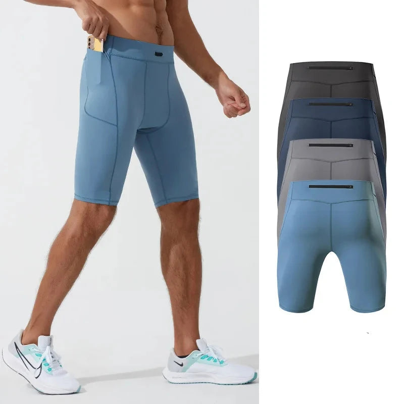 Shorts de Compressão Masculinos Running